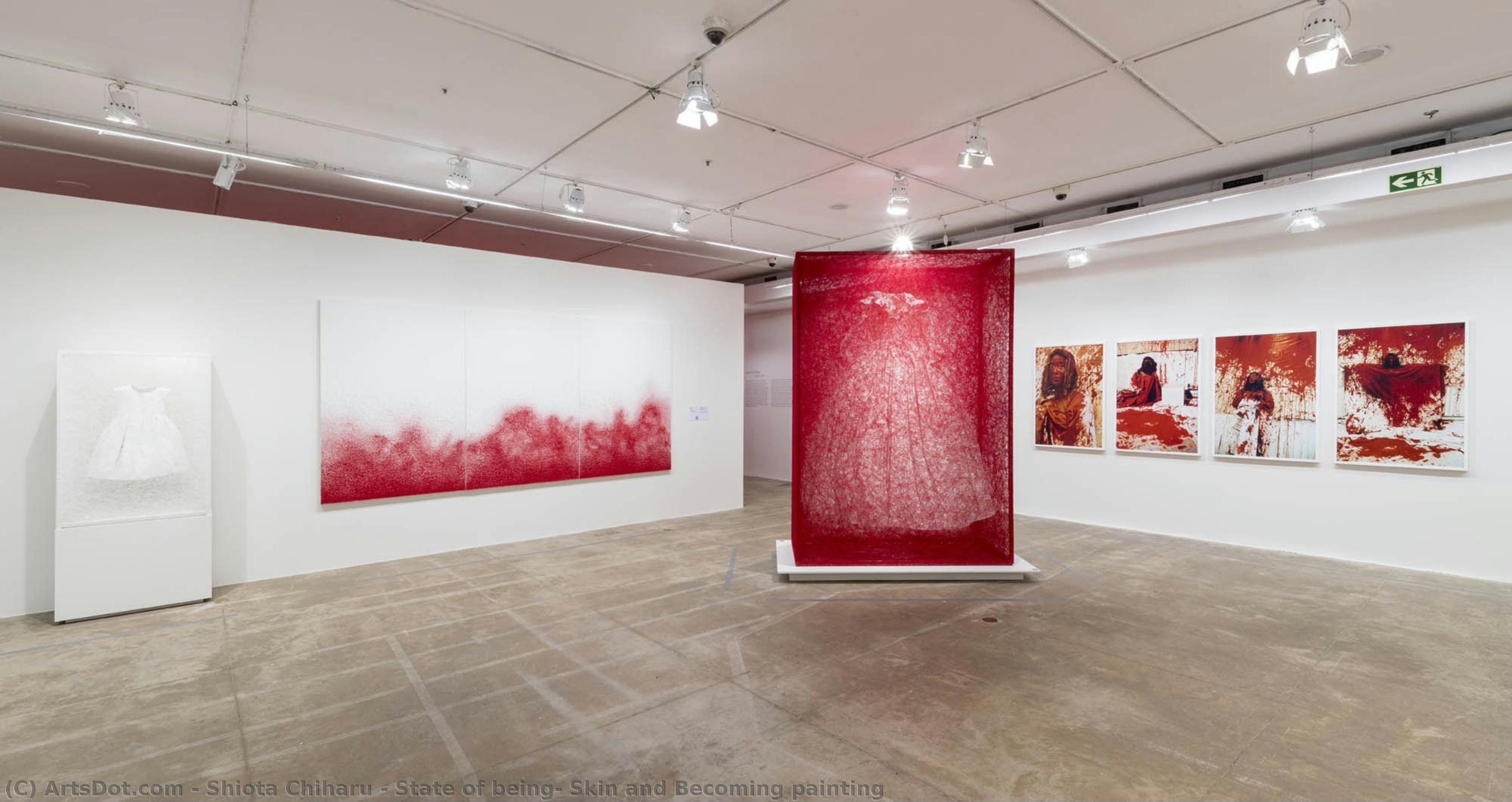 State Of Being, Skin And Becoming Painting — Chiharu Shiota
