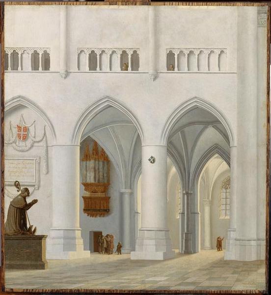 Intérieur De L'église Saint Bavon De Haarlem — Pieter Jansz. Saenredam