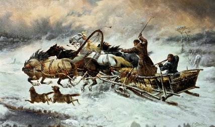 The Chase — Adolf (constantin) Baumgartner Stoiloff