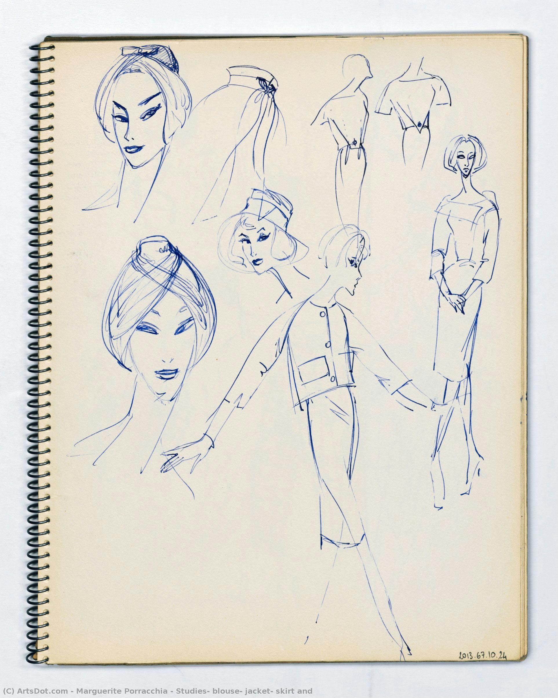 Studies: Blouse, Jacket, Skirt And — Marguerite Porracchia