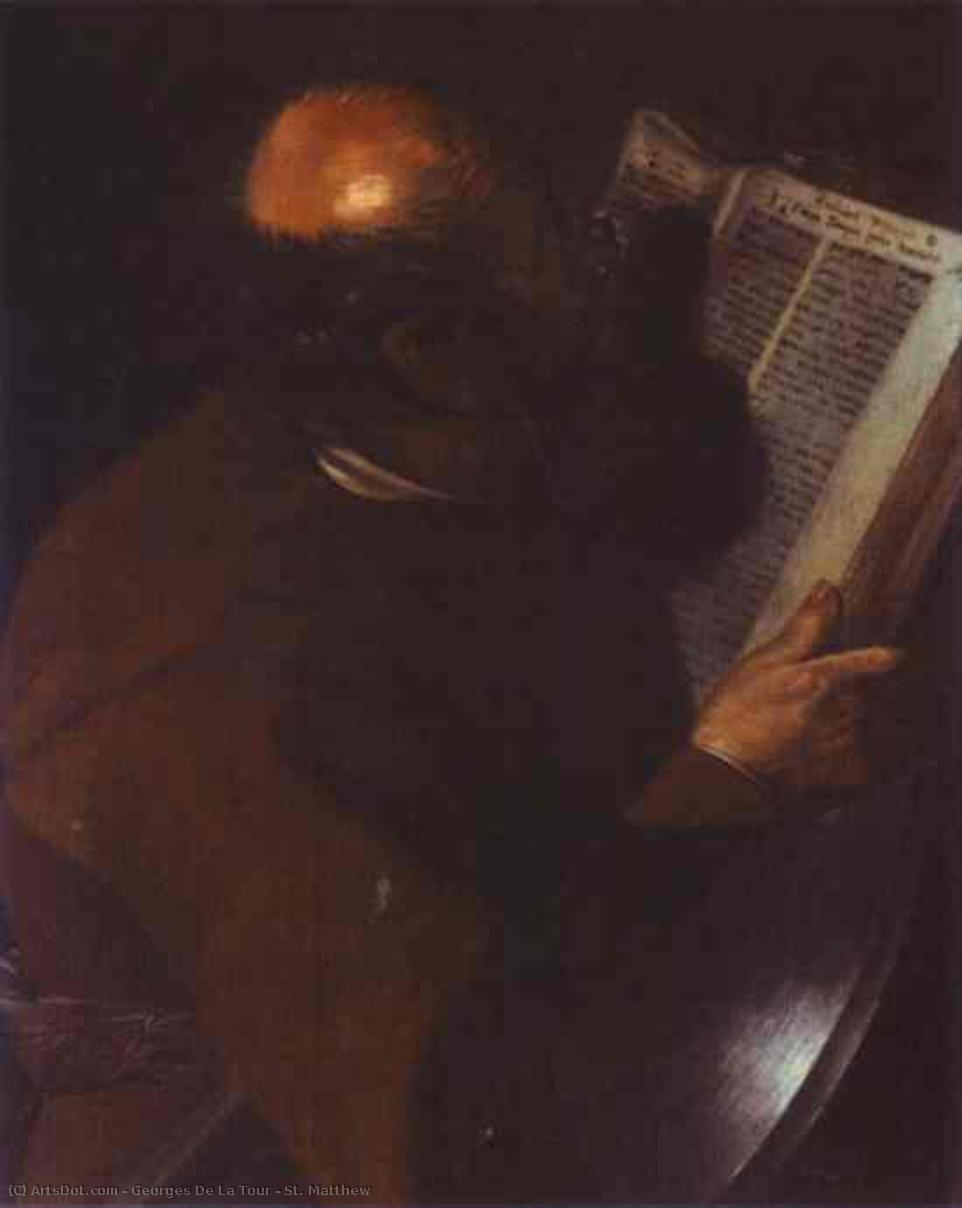 St. Matthew — Georges De La Tour