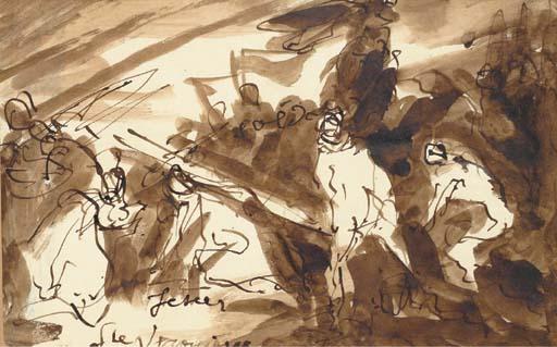 Christ Carrying The Cross With Saint Veronica Near Him — Émile Bernard