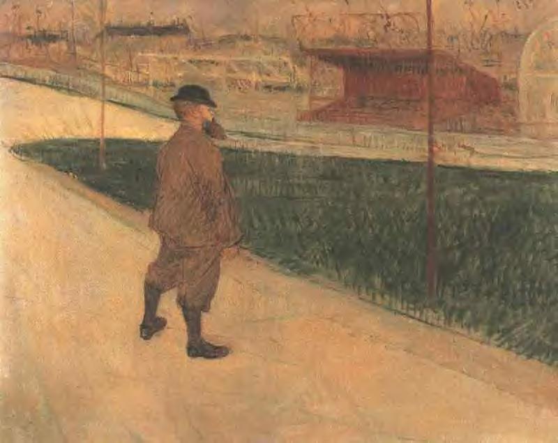 Tristan Bernard At The Buffalo Station — Henri De Toulouse-lautrec