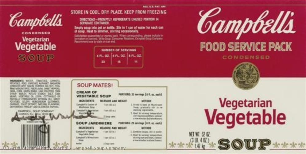 Campbell Soup Company — アンディ・ウォーホル