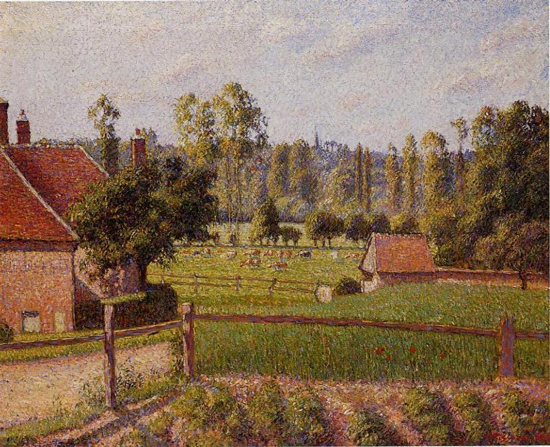 A Meadow In Eragny — Camille Pissarro
