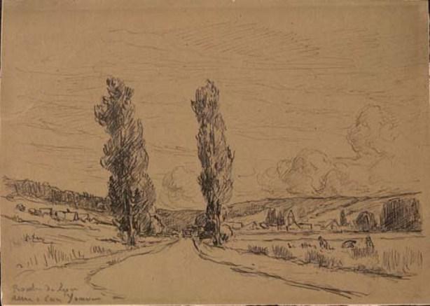 The Road To Lyon Arcy At Cure - Yonne — Maximilien Luce