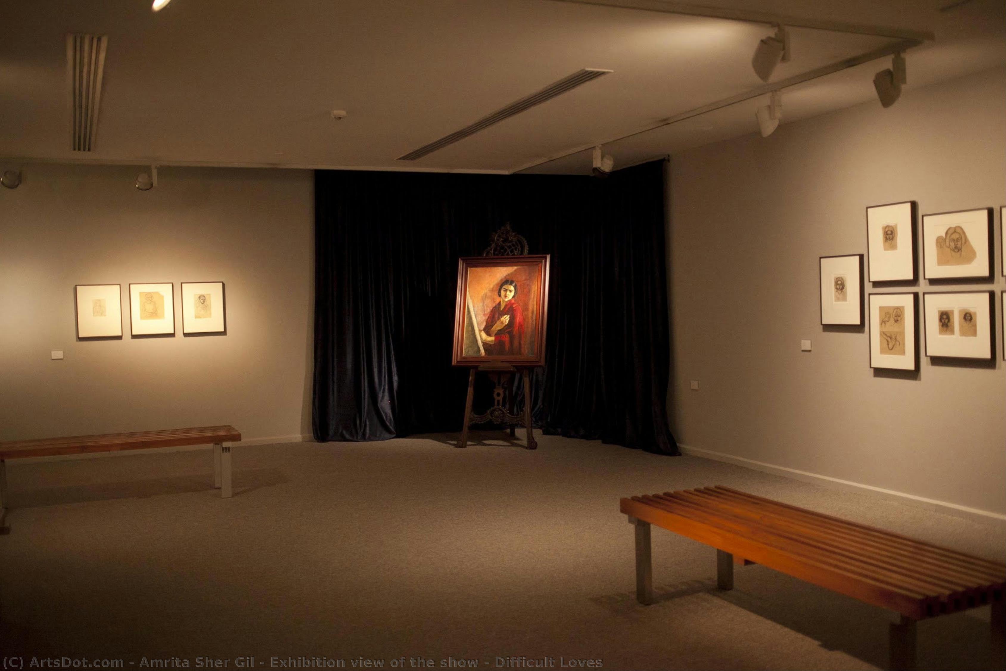 Exhibition View Of The Show - Difficult Loves — Amrita Šer-gil