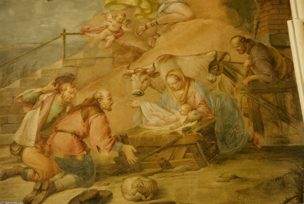 Adoration Des Bergers — Francesco Zugno