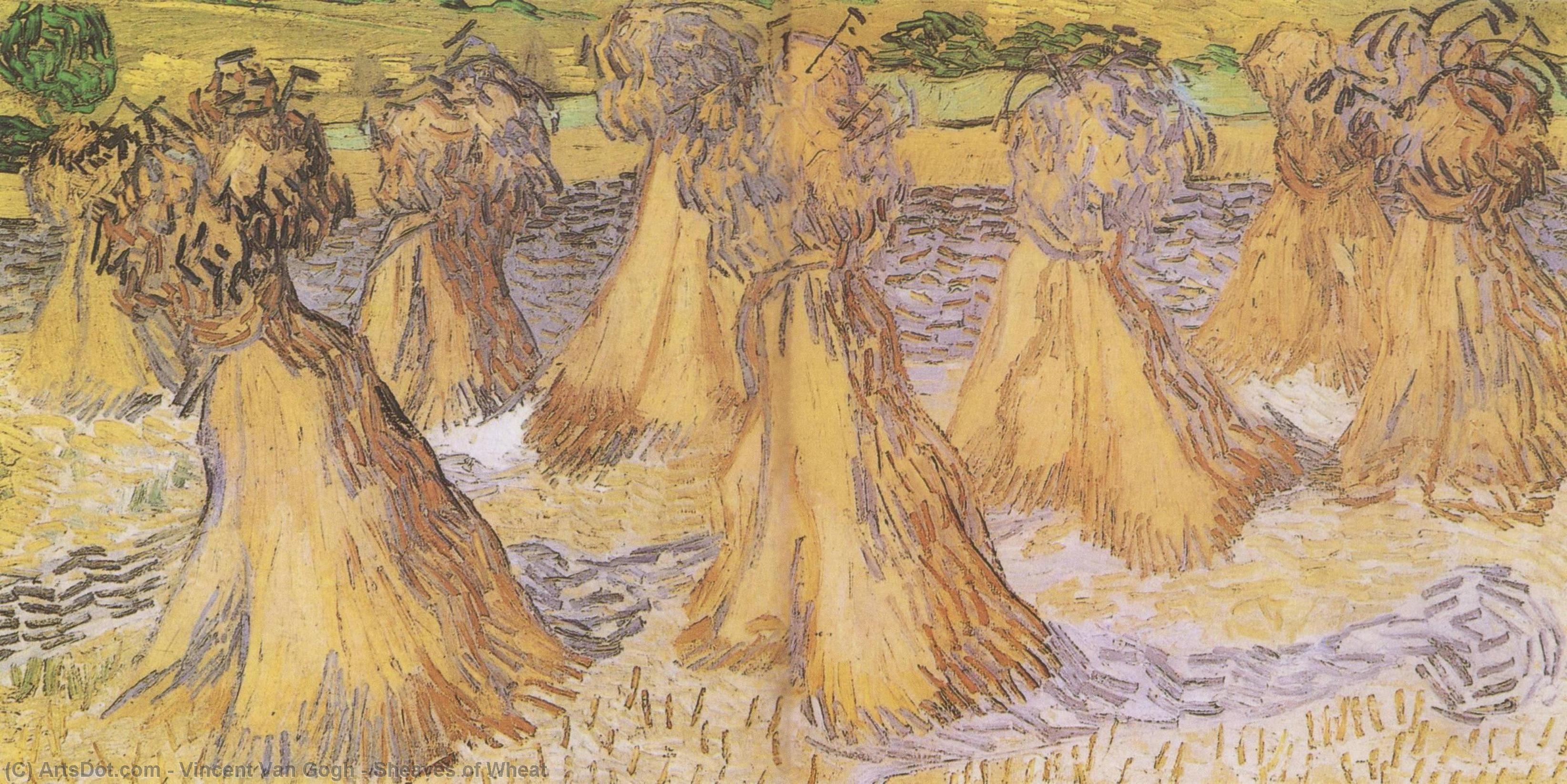 Sheaves Of Wheat — Vincent Willem Van Gogh