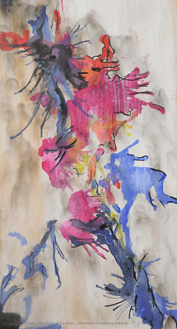 Untitled (smoking-inking) — Wolfgang Paalen