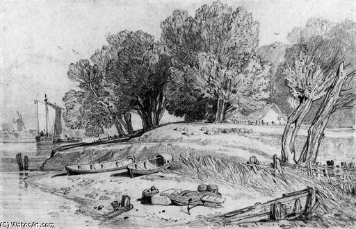 Millbank On The Thames — John Sell Cotman
