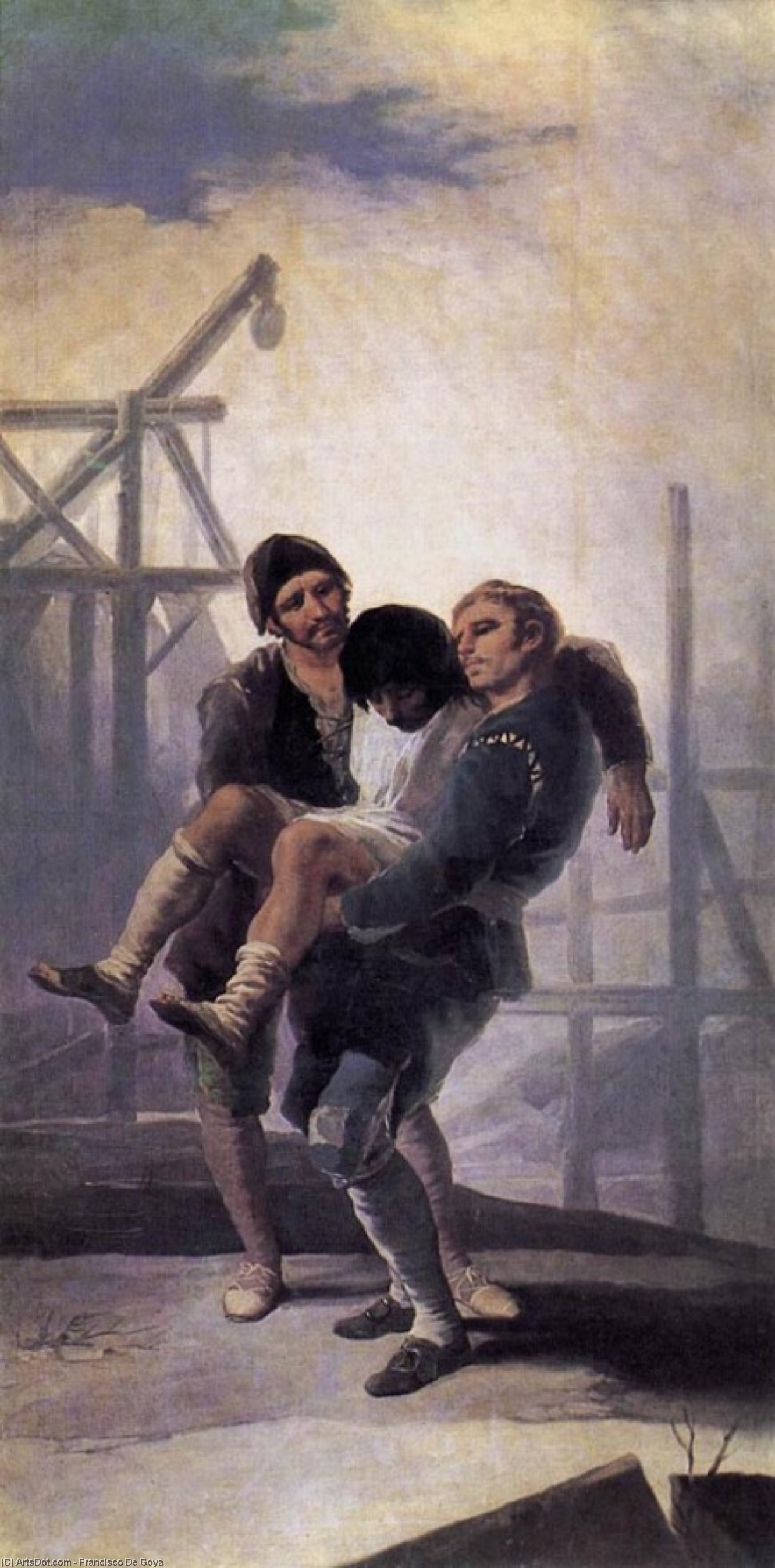 The Injured Mason — Francisco José De Goya Y Lucientes
