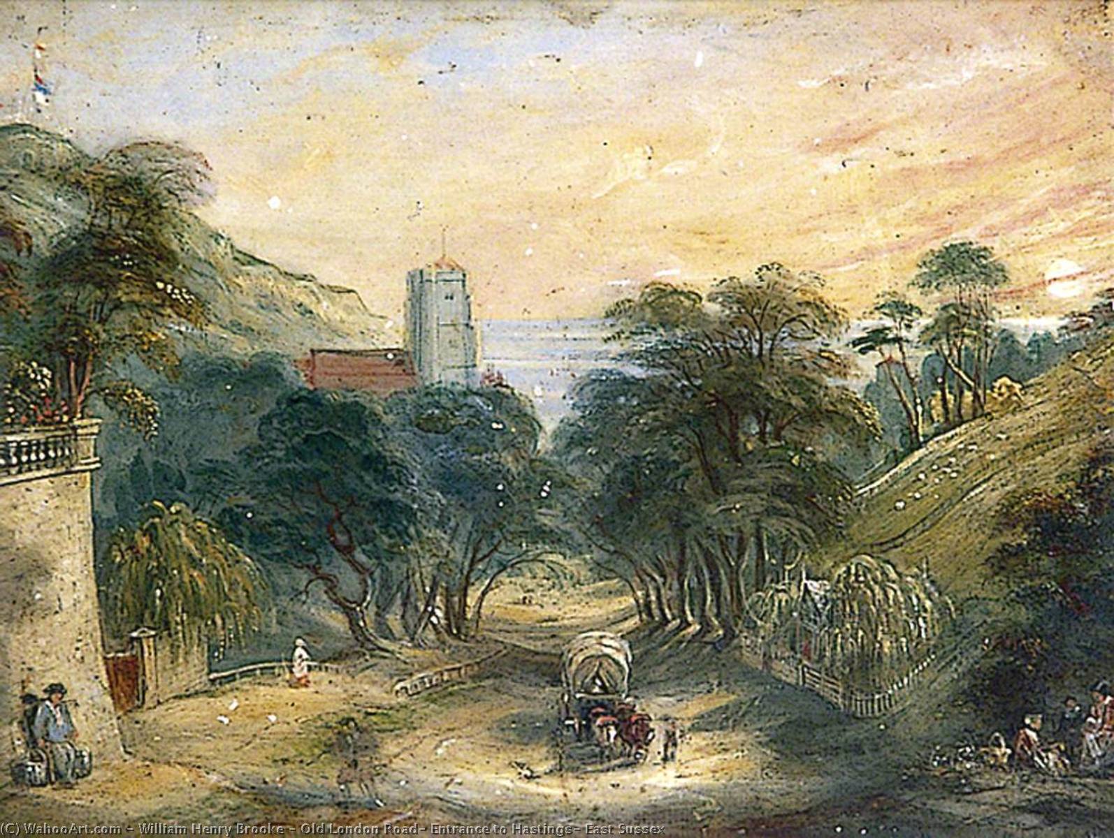Old London Road, Entrance To Hastings, East Sussex — William Henry Brooke