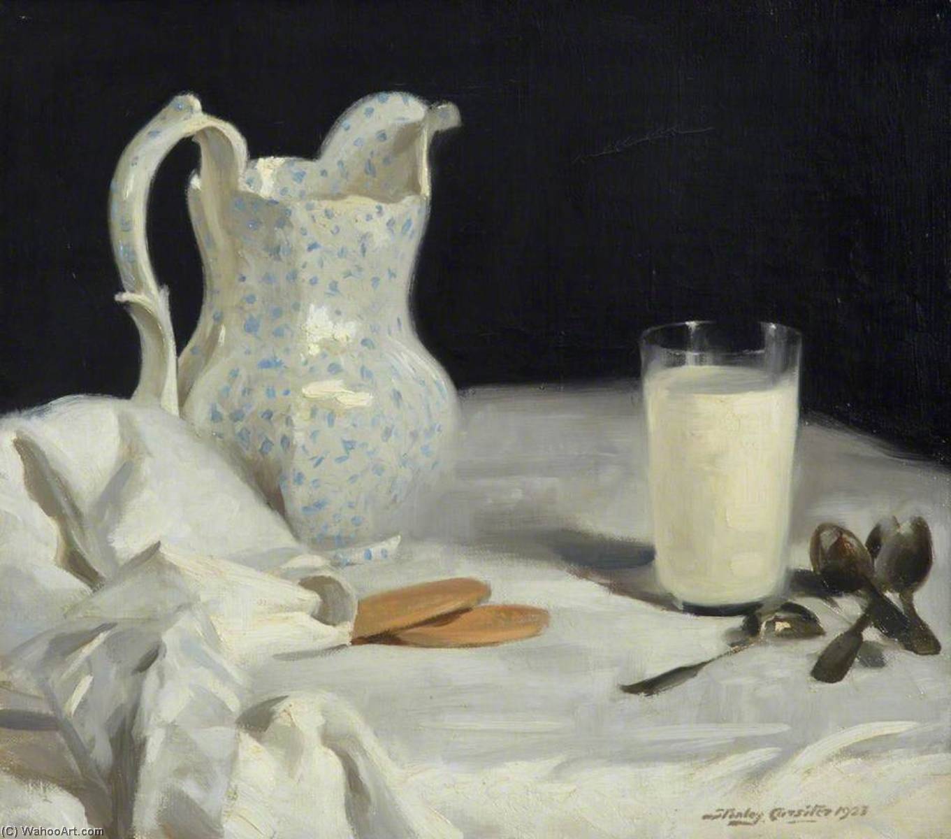 A Glass Of Milk — Stanley Cursiter