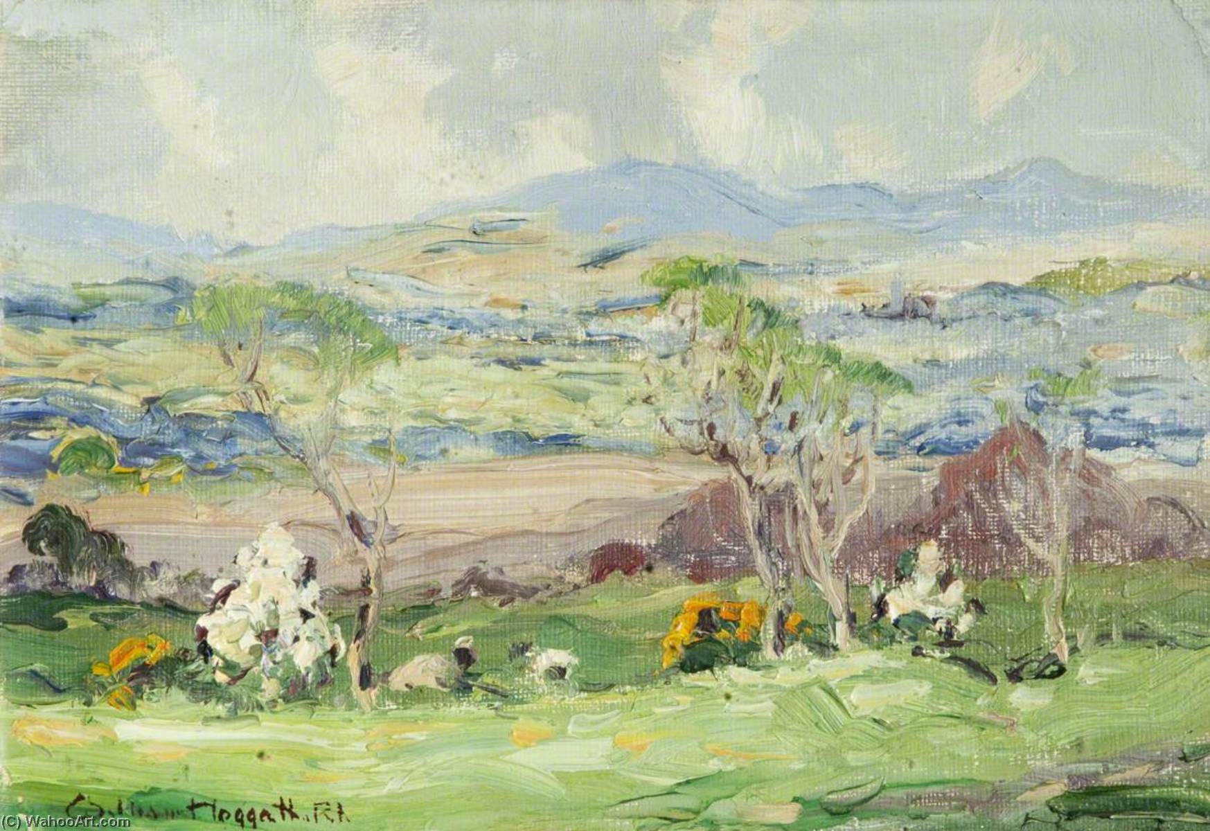 Spring Landscape, Isle Of Man — William Hoggatt