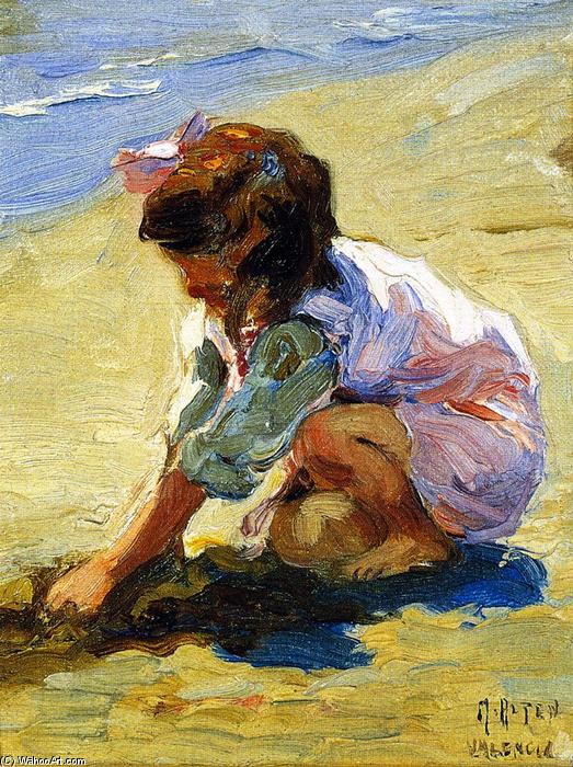 Child At The Beach — Mathias Joseph Alten