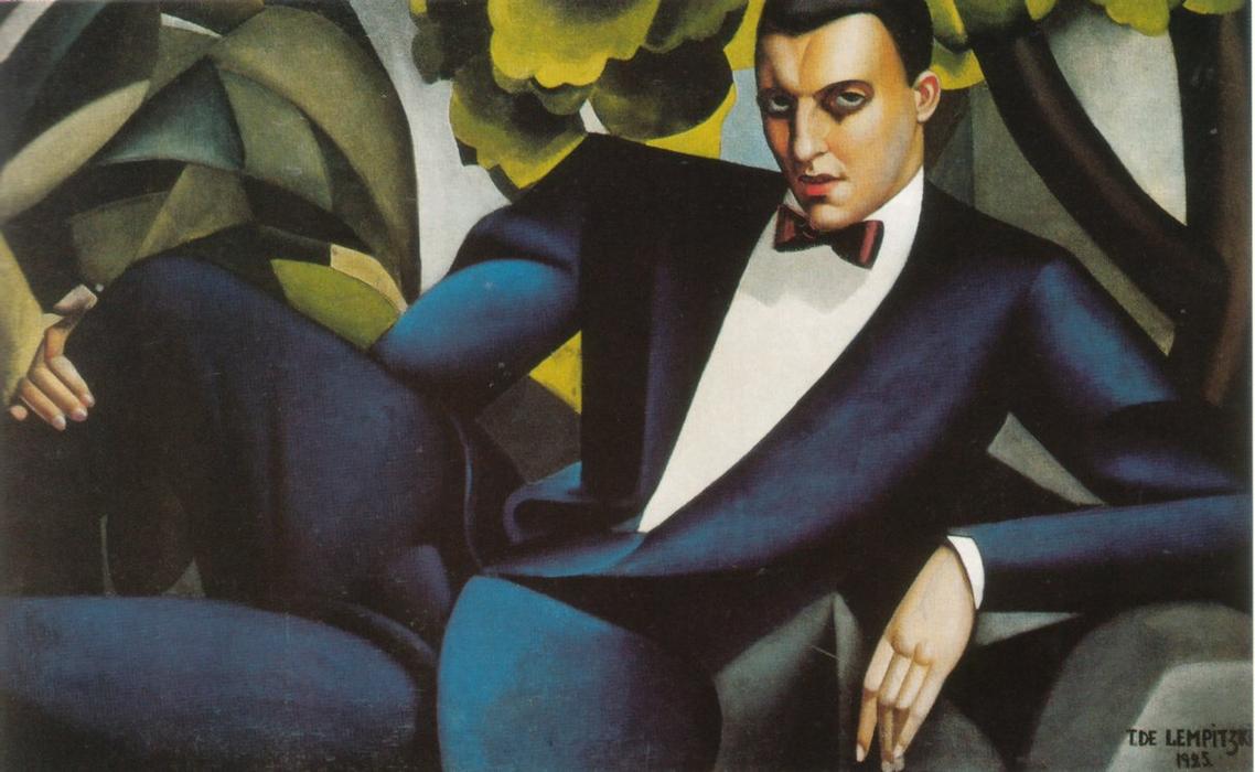 Portrait Of The Marquis D'afflito — Tamara De Lempicka