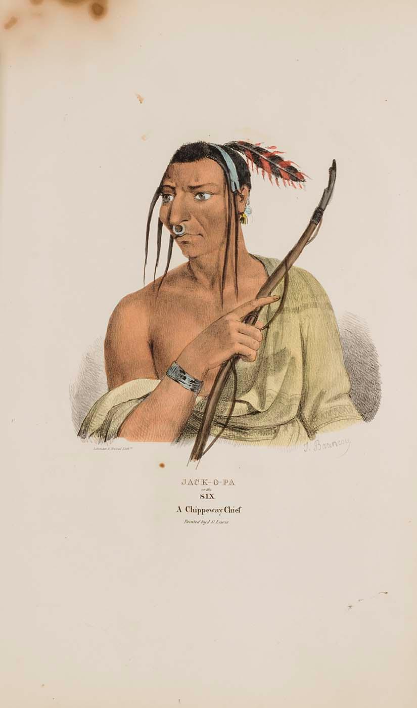 Jack O Pa Or The Six A Chippeway Chief, From The Aboriginal Portfolio — James Otto Lewis