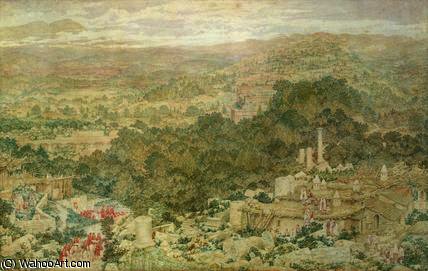A View Of The Ancient City Of Tlos In Lycia — Richard Dadd
