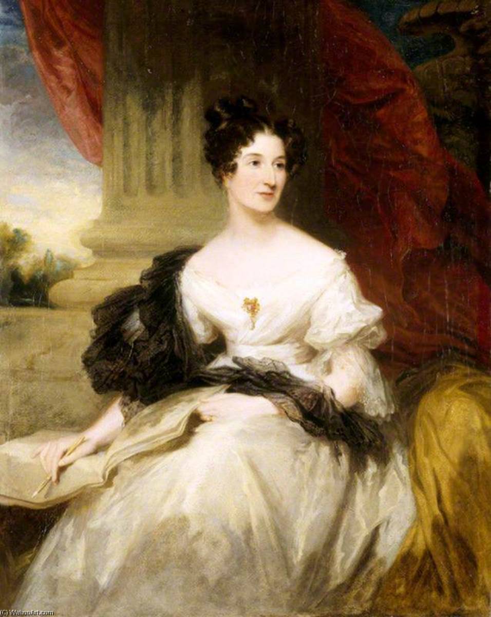 Lady Lucy Graham (1793–1875), Countess Of Powis — Frederick Richard Say