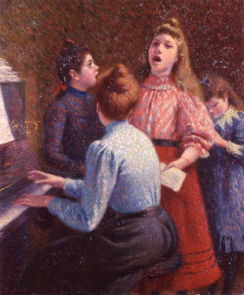 The Singing Lesson — Federiko Zandomeneghi