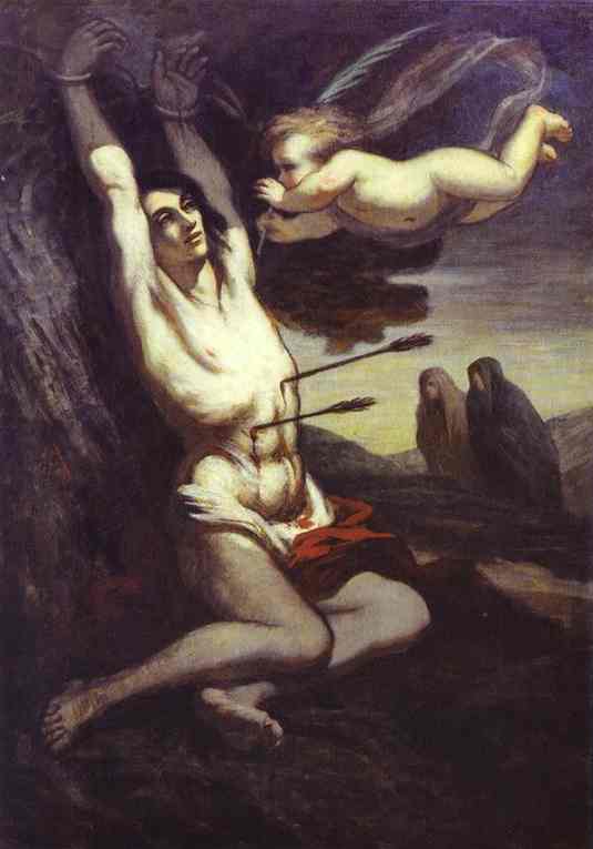 Martyrdom Of St. Sebastian — Honoré Daumier