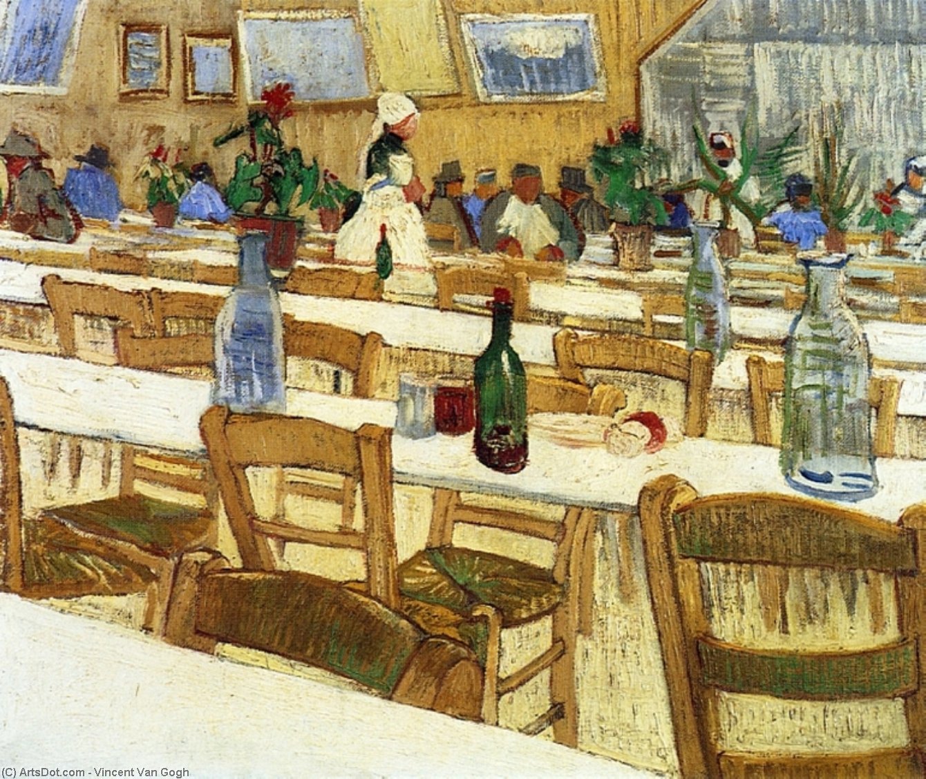 Interior Del Restaurante Carrel En Arlés — Vincent Willem Van Gogh