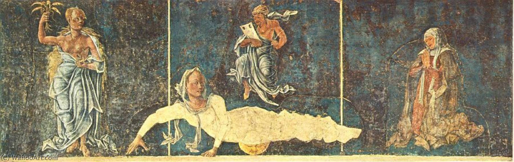 English Allegory Of August Triumph Of Ceres (detail) — Cosmè Tura