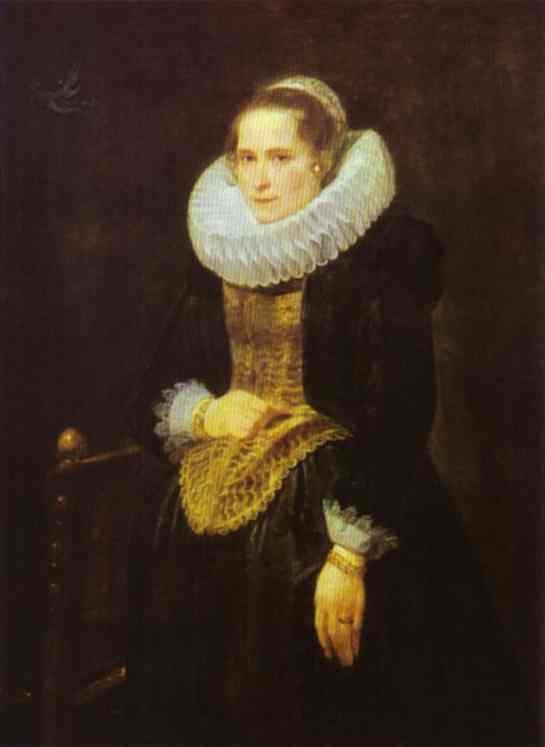 Portrait Of A Flemish Lady — Sir Anthony Van Dyck