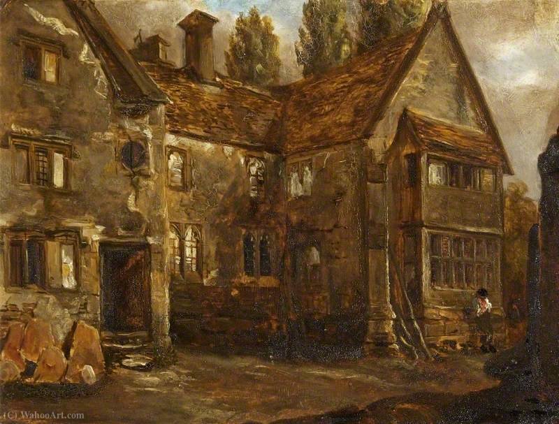 North Front Of Easton Piercy Manor House, Wiltshire — Alfred Provis