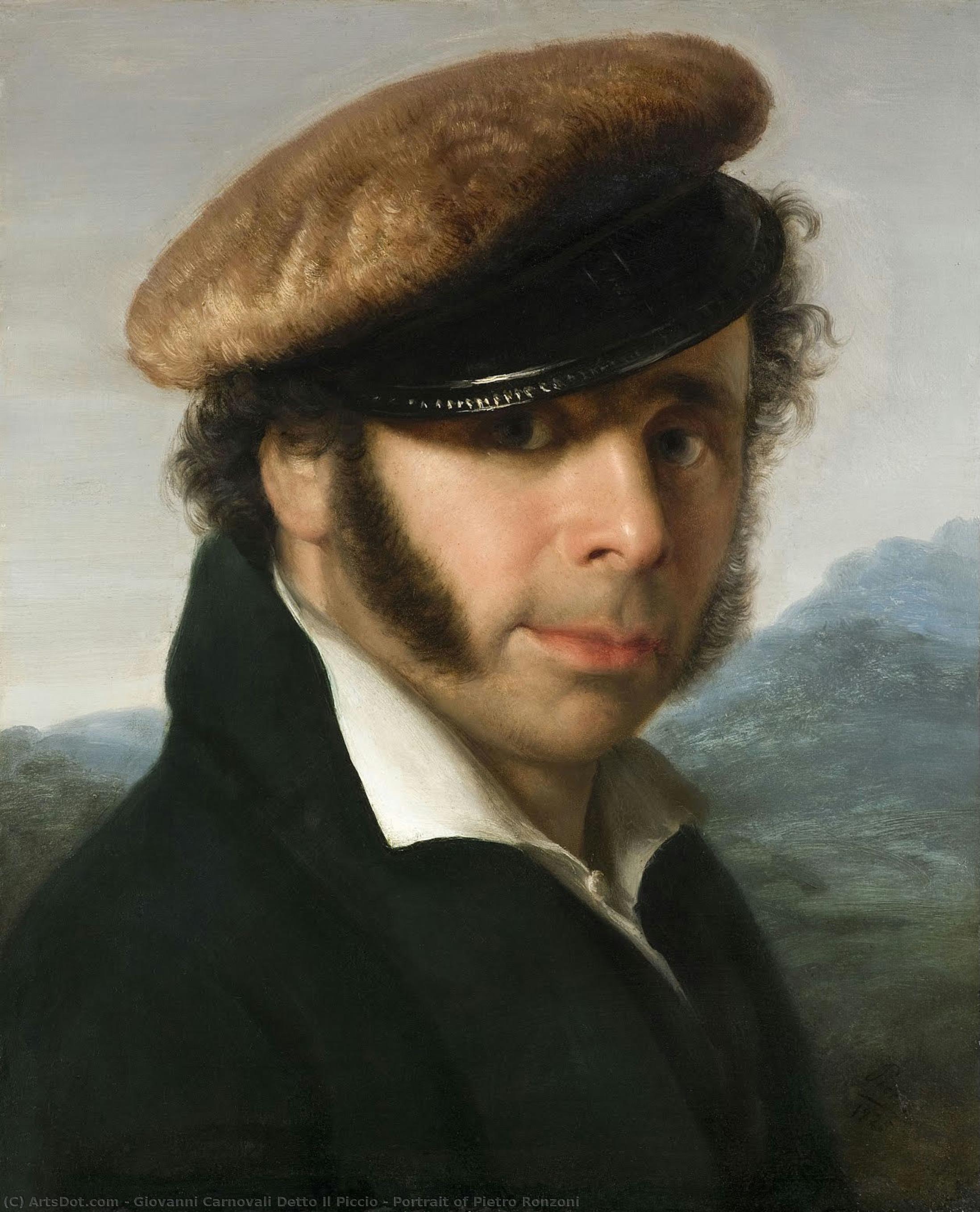 Portrait Of Pietro Ronzoni — Giovanni Carnovali Detto Il Piccio