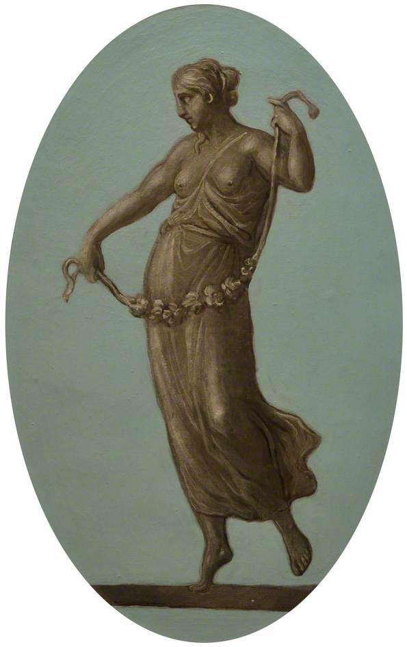 Bacchantes (2 Of 6 Ovals) — Antonio Zucchi