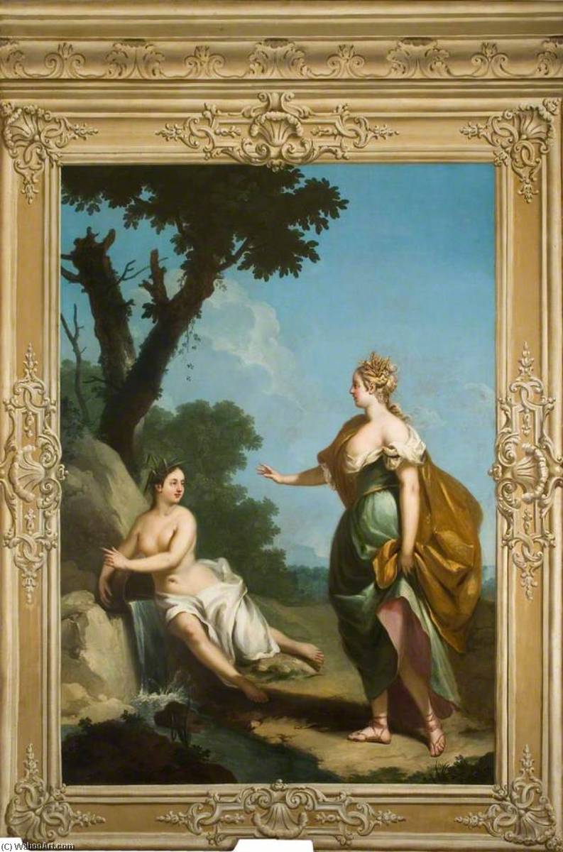Arethusa Tells Ceres Of Proserpine's Fate — Francesco Sleter