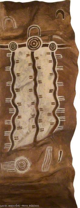 'dreams Of Australia' Series, Water Dreaming, Rock Painting — Antonia Phillips