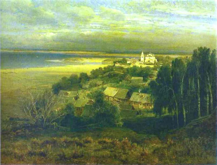 The Monastery Of The Caves Near Nizhny Novgorod — Alexei Kondratyevich Savrasov