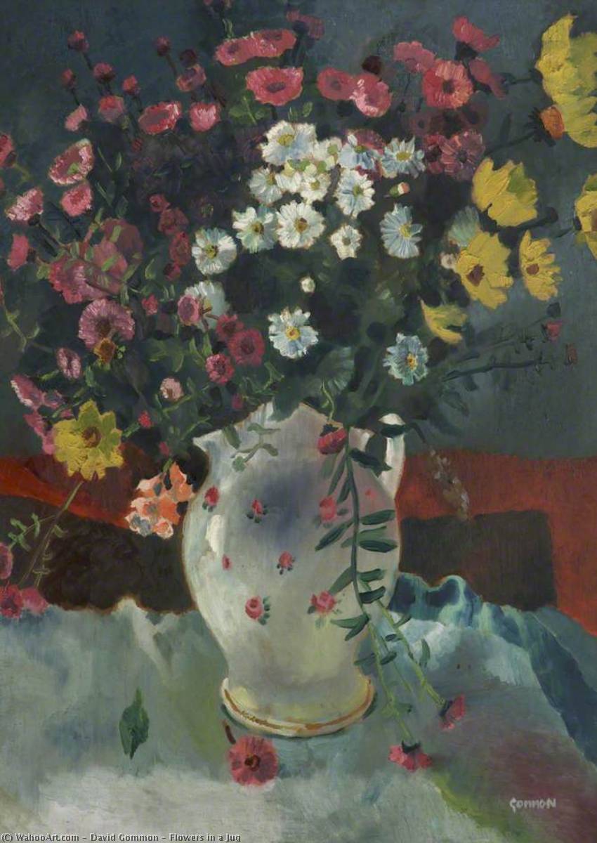 Flowers In A Jug — David Gommon