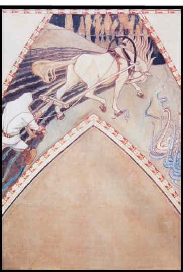 Ilmarinen Ploughing The Viper-field — Akseli Gallen-kallela