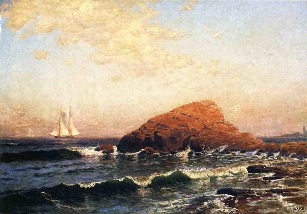 Little Bass Rock, Narragansett, Ri — Alfred Thompson Bricher