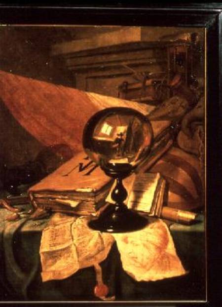 Vanitas With A Crystal Ball — Carlo Innocenzo Carlone