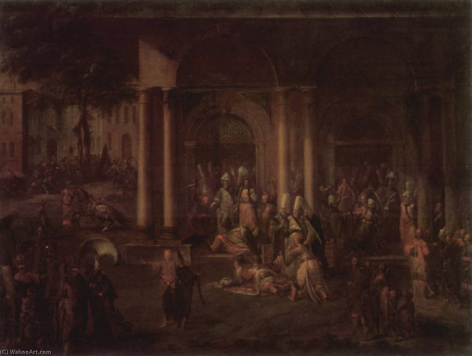 Deutsch Die Ermordung Der Minister Während Des Aufstandes Von Khalil Patrona — Jean Baptiste Vanmour