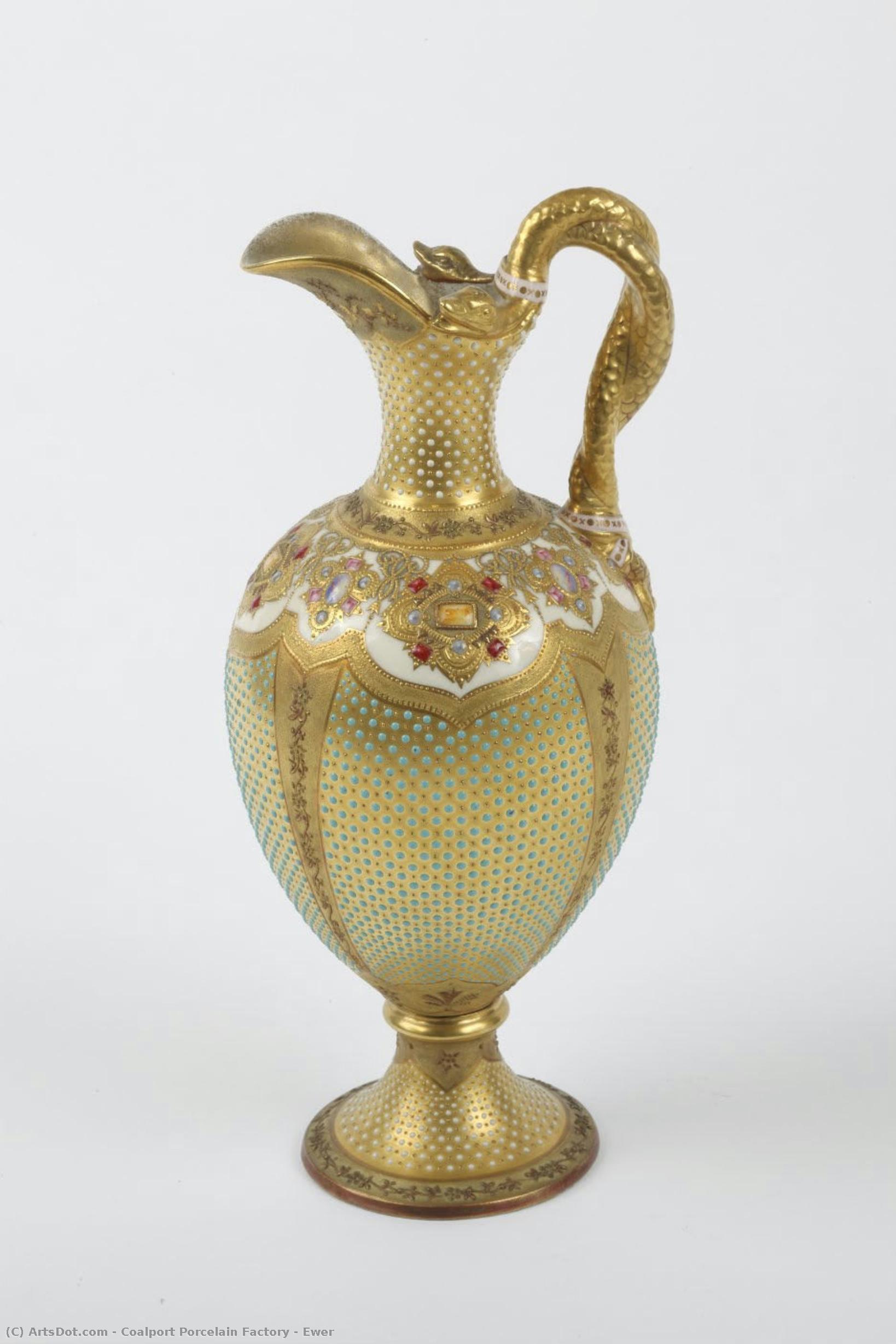Ewer — Coalport Porcelain Factory