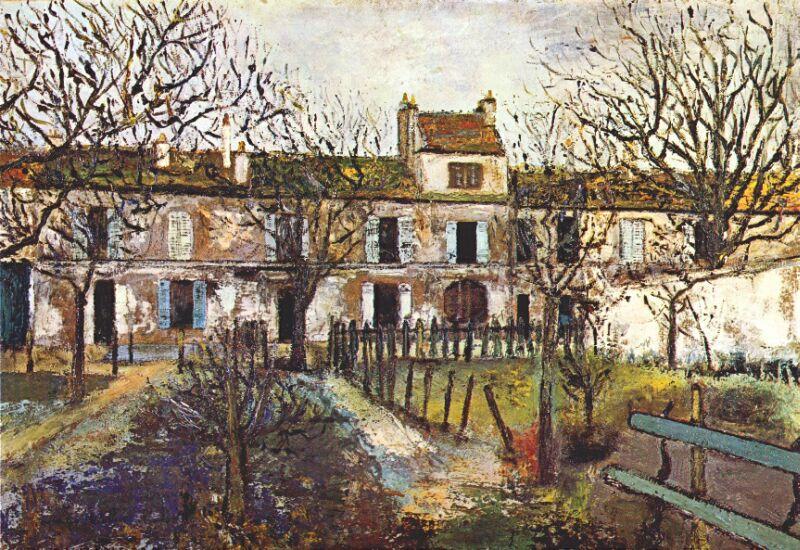 The Garden At Montmagny — Maurice Utrillo