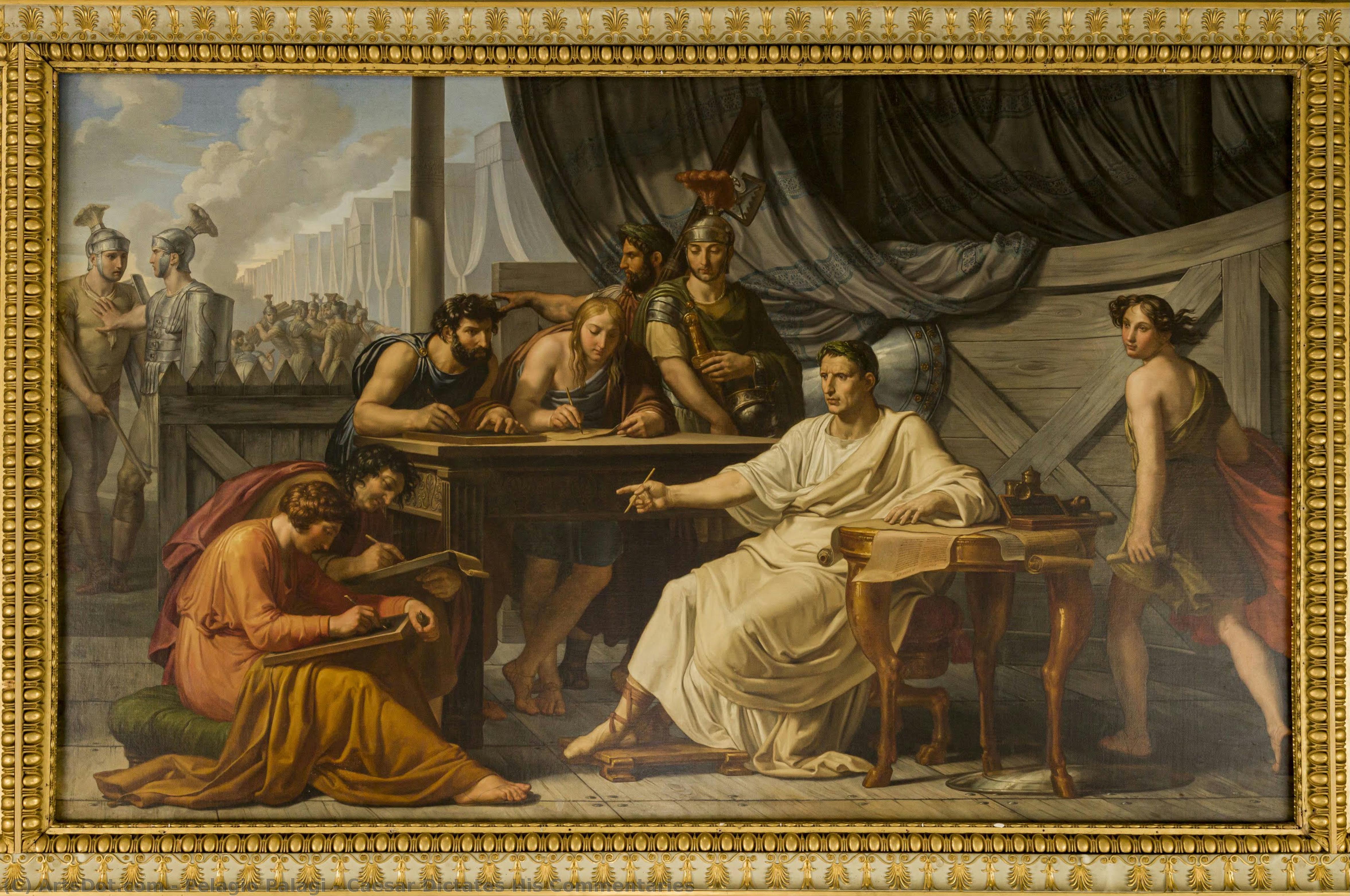 Caesar Dictates His Commentaries — Пелагио Палагги