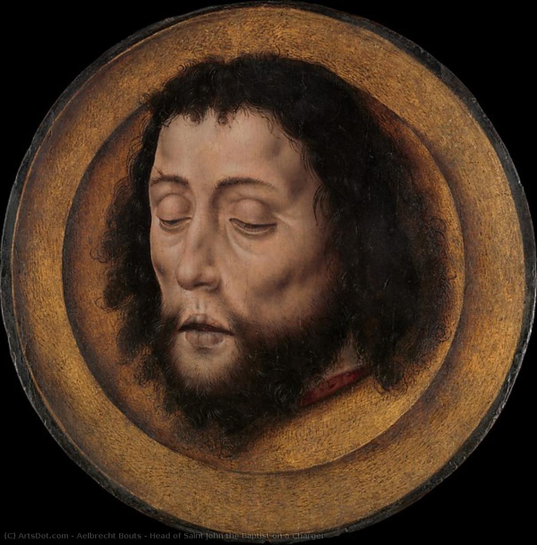Head Of Saint John The Baptist On A Charger — Aelbrecht Bouts
