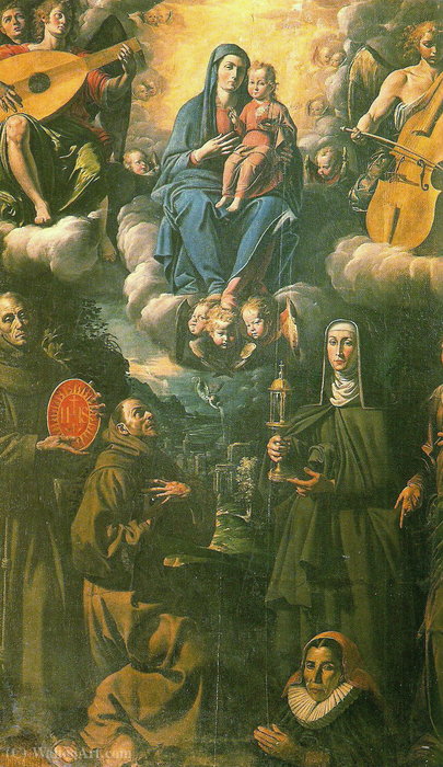 The Large Painting Of The Madonna Of The Fire Sedated — Tanzio Da Varallo