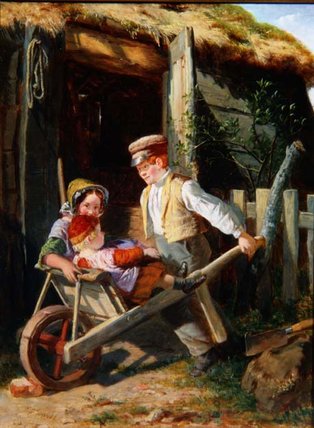 Wheelbarrow — William Henry Knight