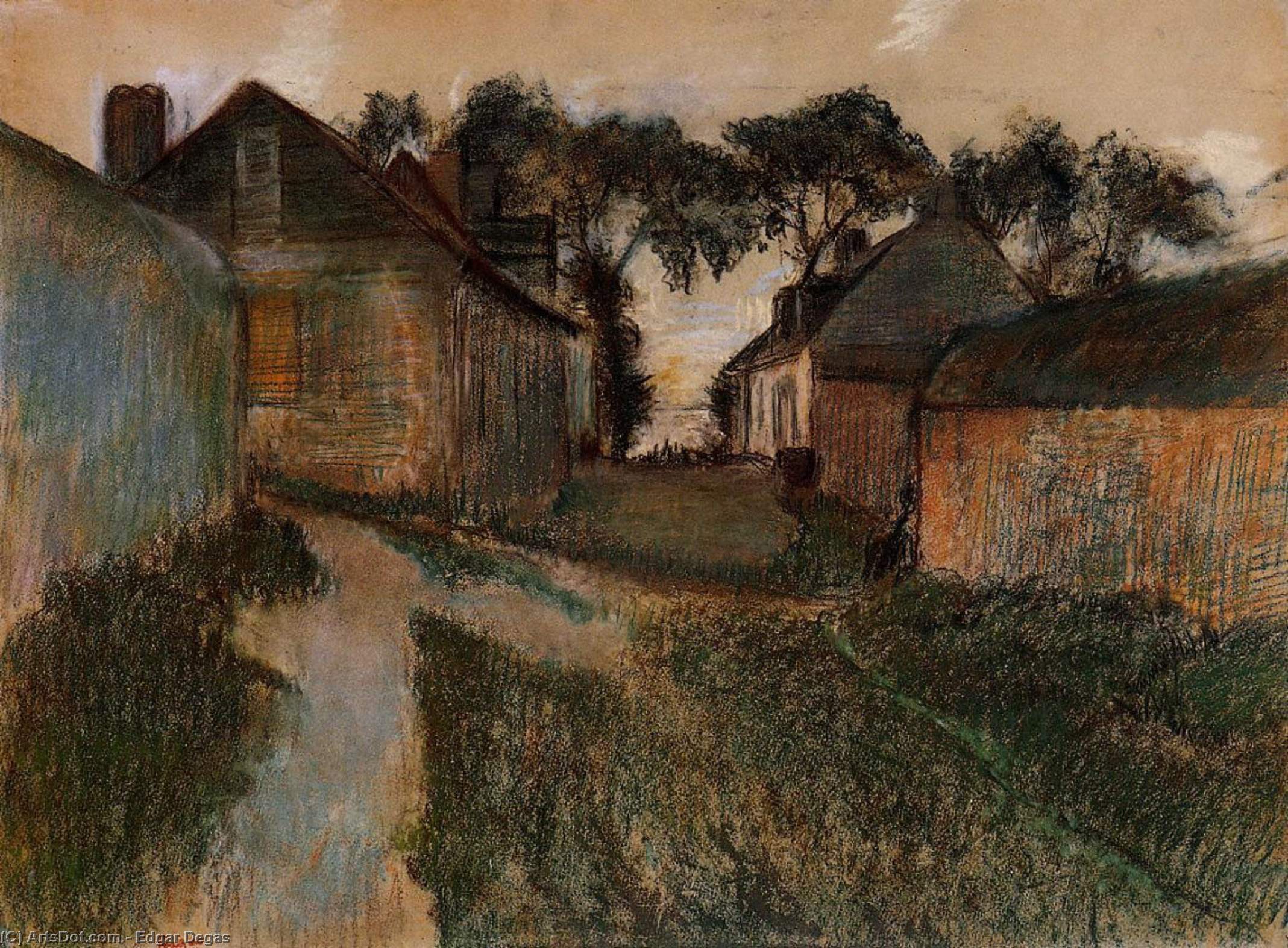Rue Quesnoy, Saint-valery-sur-somme — Hilaire-germain-edgar Degas