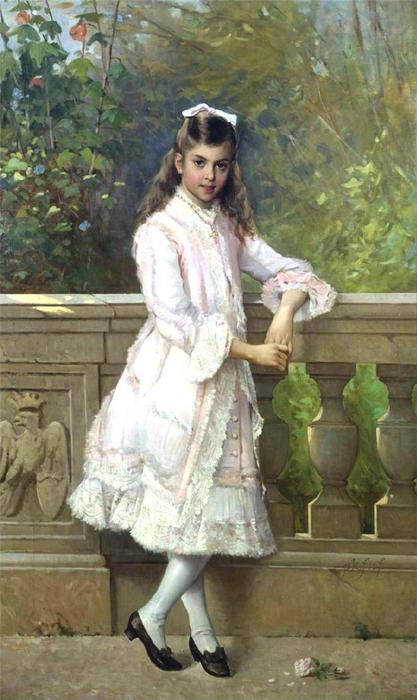 Portrait Of Anna Maria Borghese — Vittorio Matteo Corcos