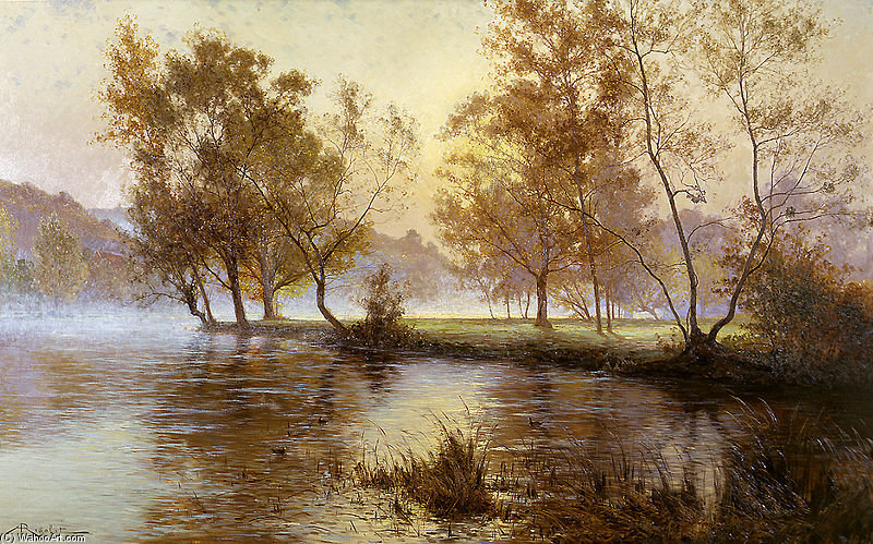Soleil Levant Dans La Brume — Albert Gabriel Rigolot