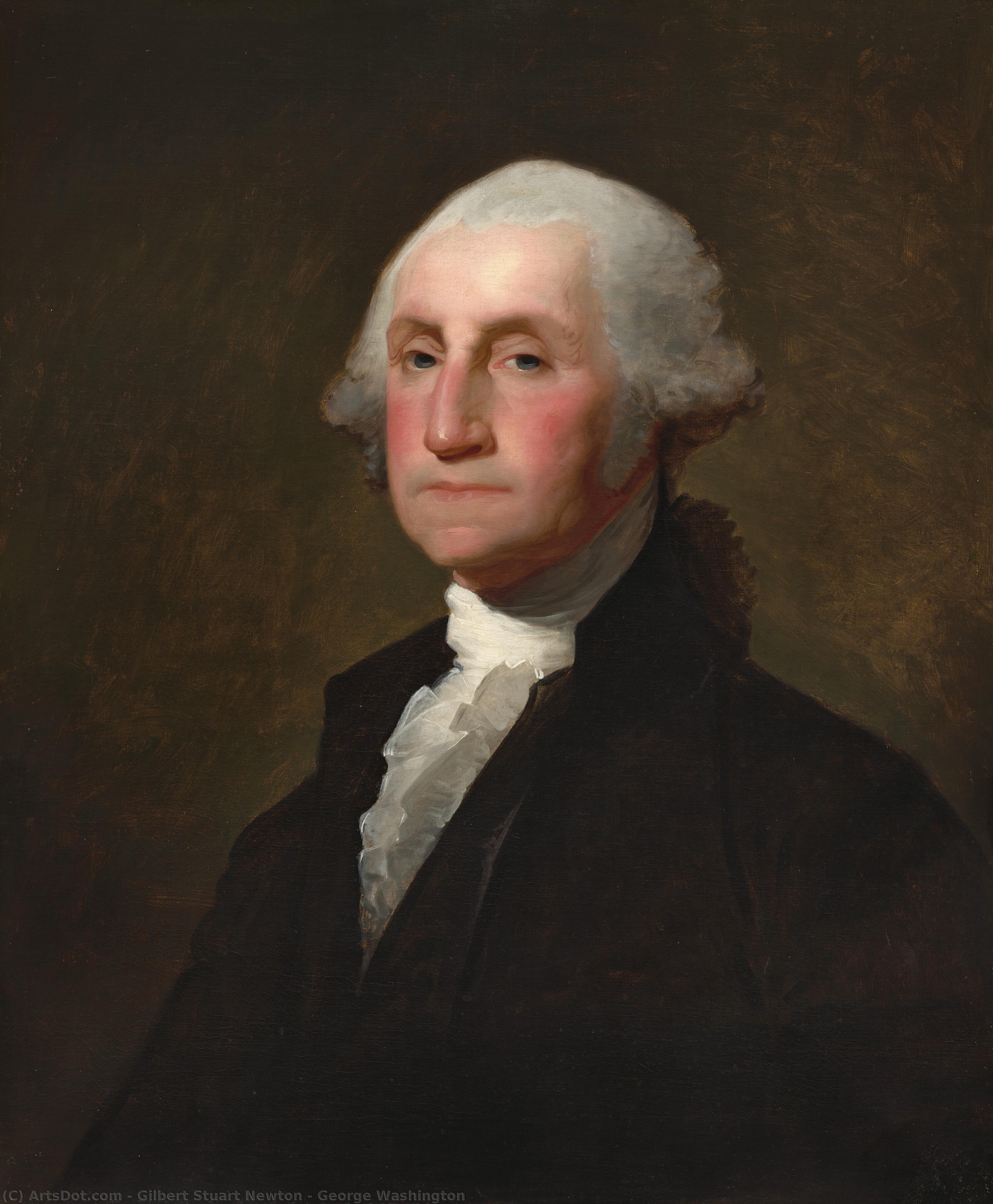 George Washington — Gilbert Stuart Newton